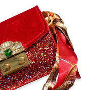 Jewel Glitter Mini Purse - red - doe a dear