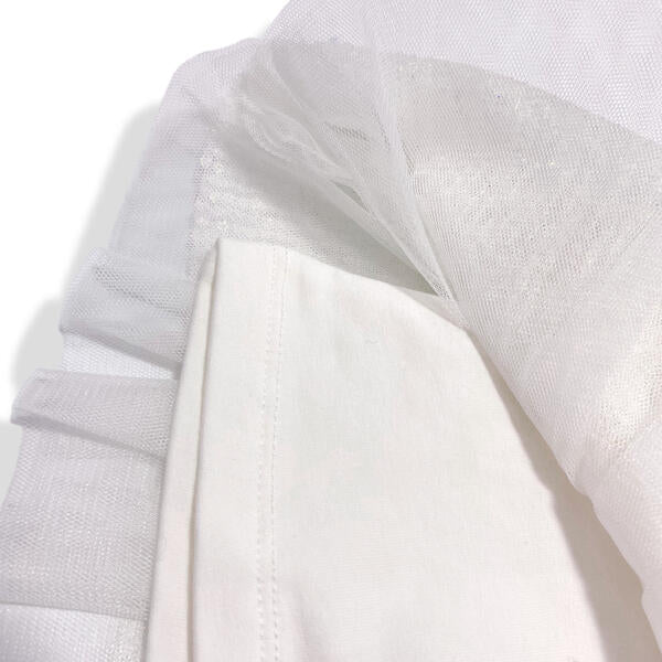 White Reversible Sequin Skirt