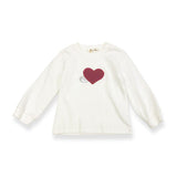 Pink Heart Applique Top