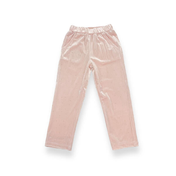 Sparkle Velvet Pink Pants