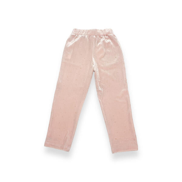 Sparkle Velvet Pink Pants - doe a dear