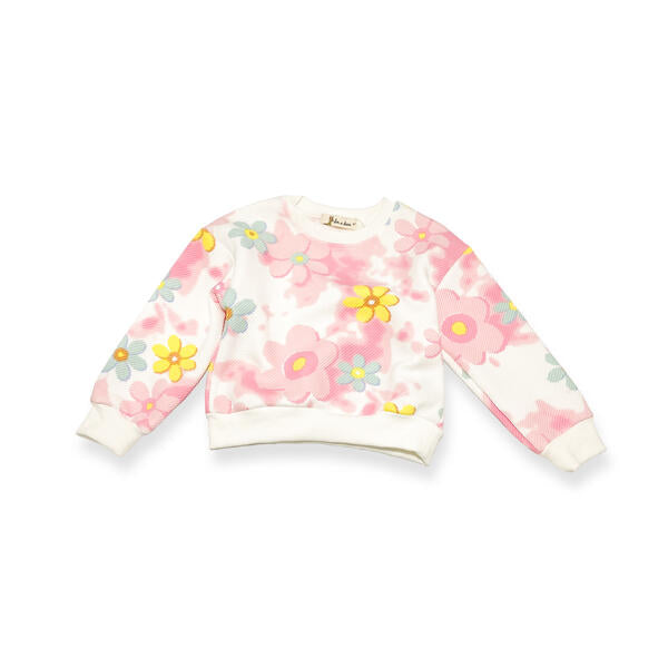 Floral Cloud Dye Sweatshirt