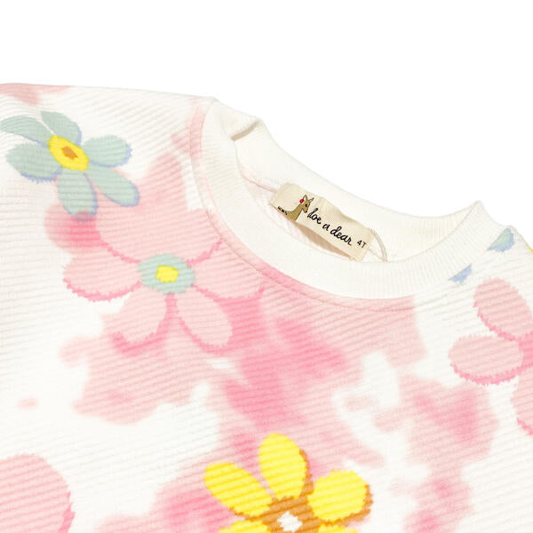 Floral Cloud Dye Sweatshirt - doe a dear