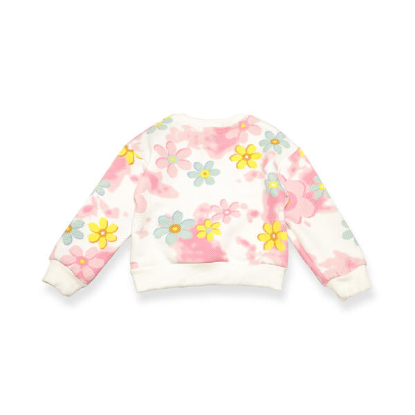 Floral Cloud Dye Sweatshirt