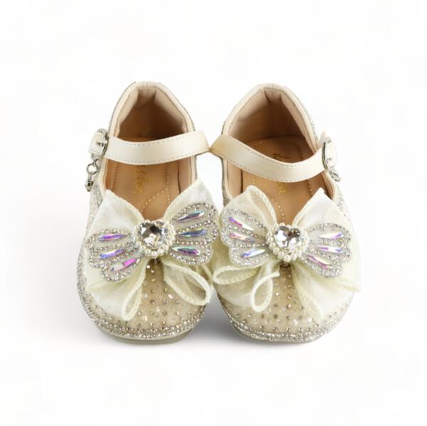 Crystal Stone Jewel Flat Shoes - doe a dear