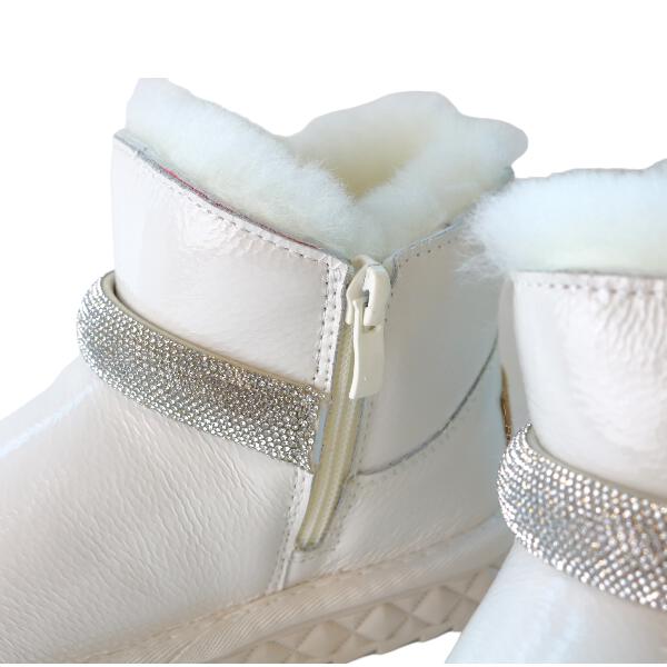 Bling Bling Strap Boot Ivory - doe a dear