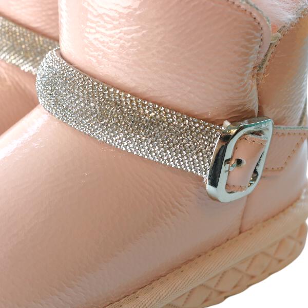 Bling Bling Strap Boot Pink - doe a dear