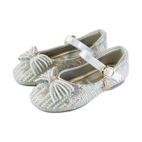 Pearl Bowtie Flat Shoes
