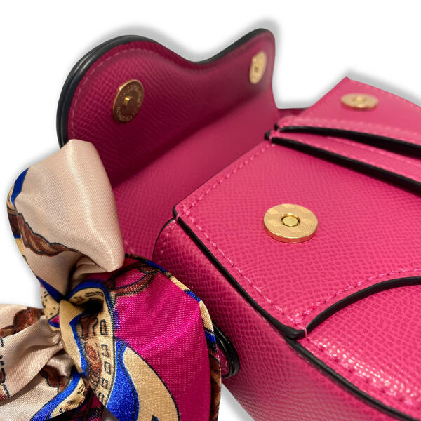 Fuchsia Saddle Purse - doe a dear