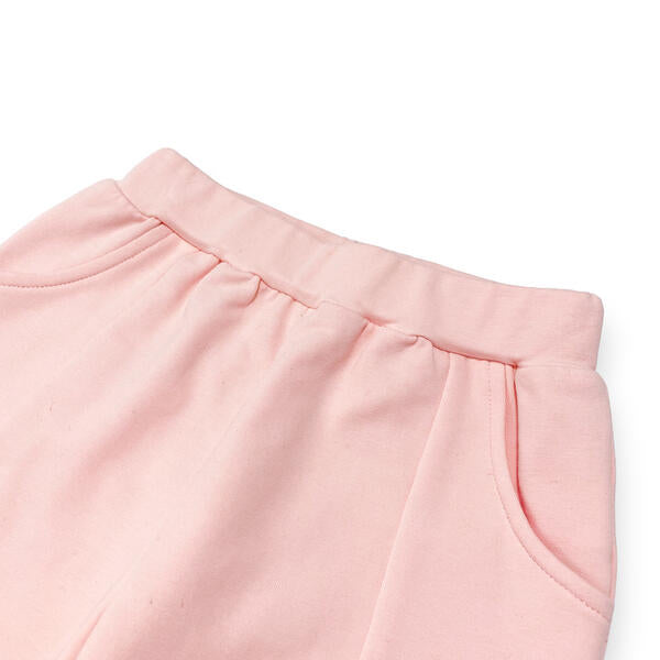 Embellished Front Slit Pants -Pink - doe a dear