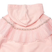 Embellished Hooded Jacket -Pink - doe a dear