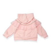 Embellished Hooded Jacket -Pink - doe a dear