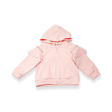 Embellished Hooded Jacket -Pink