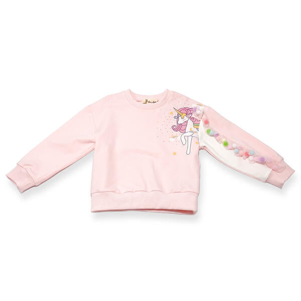 Pom Pom Unicorn Sweatshirt - doe a dear