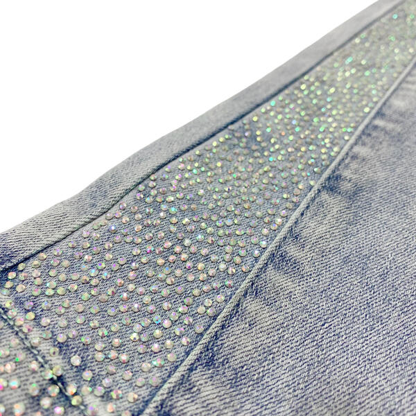 Iridescent Accent Flare Jeans - doe a dear