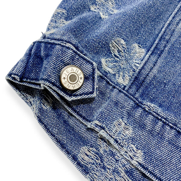 Pearl Flower Denim Jacket - doe a dear