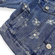 Pearl Flower Denim Jacket - doe a dear