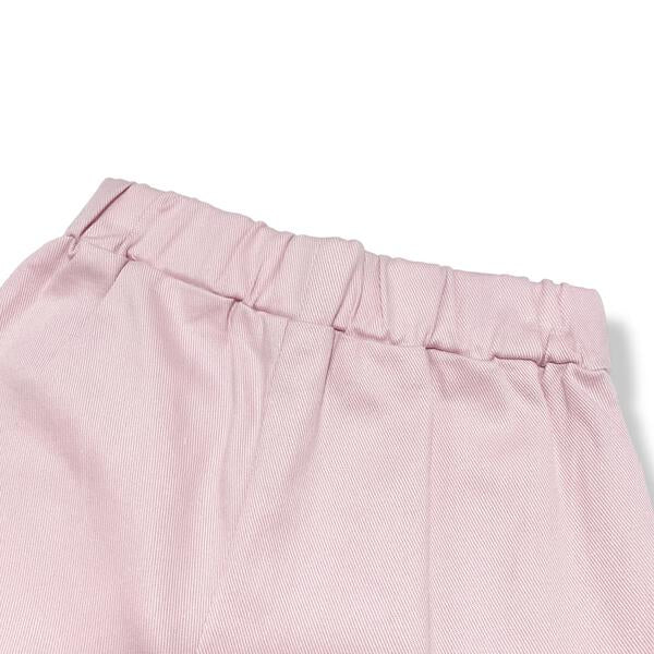 Pink Bow & Lace Split Hem Pants - doe a dear