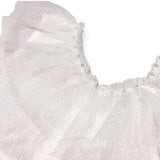 White Off Shoulder Lace Dress