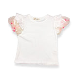 Pom Pom Puff Slv Tee