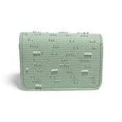 Pearls & Beads Tweed Purse