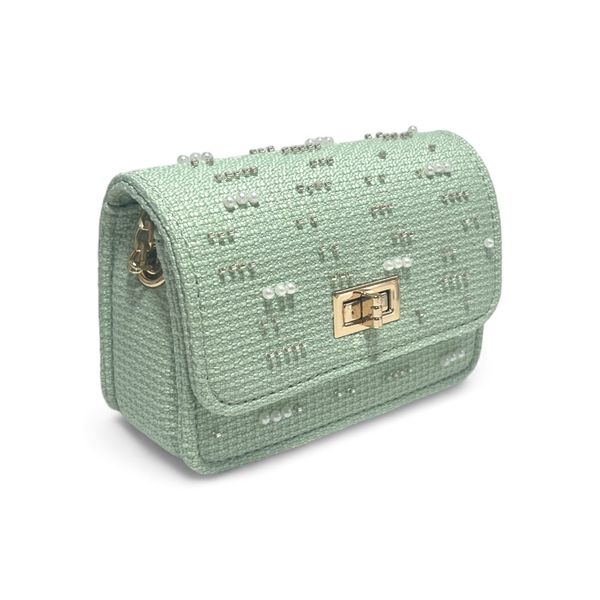 Pearls & Beads Tweed Purse - doe a dear