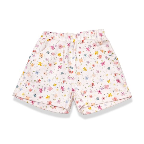 Floral Canvas Shorts