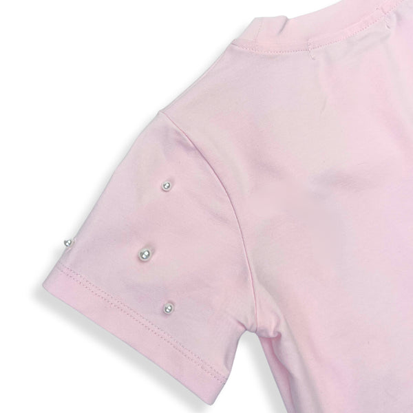 Pearl Stud Tee - pink