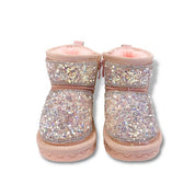 Mini Star Sequin Boots - Pink - doe a dear