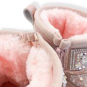 Mini Star Sequin Boots - Pink - doe a dear