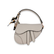 Grey Saddle Purse - doe a dear