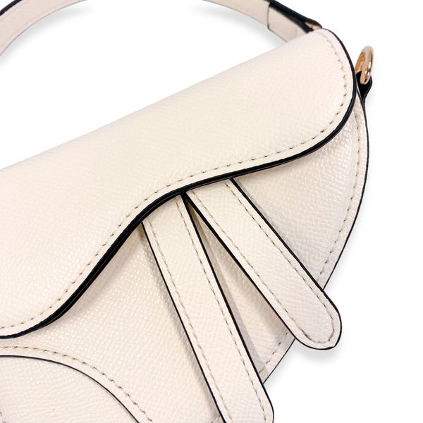 Ivory Saddle Purse - doe a dear