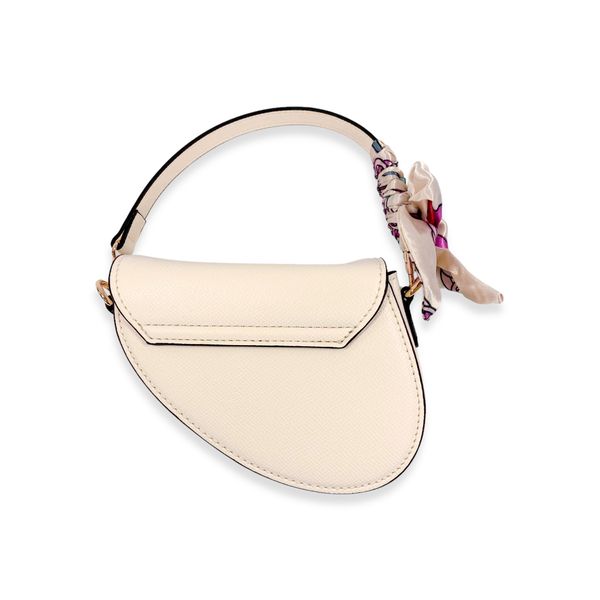 Ivory Saddle Purse - doe a dear