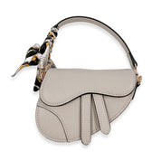 Grey Saddle Purse - doe a dear