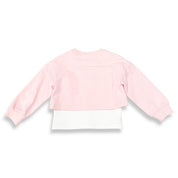 2-In-1 Silver Gem L/S Top Pink - doe a dear