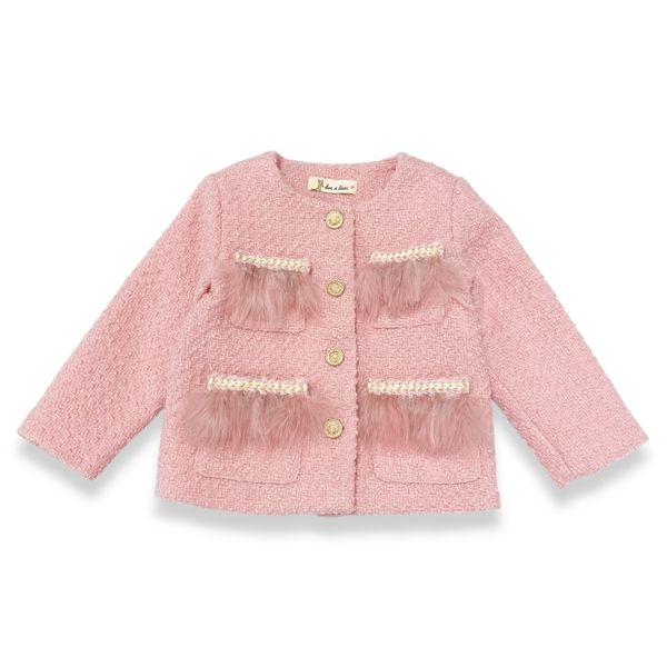 Feather Trim Jacket - doe a dear