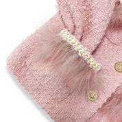 Feather Trim Jacket - doe a dear
