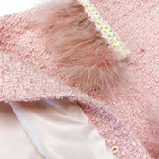 Feather Trim Dress - doe a dear