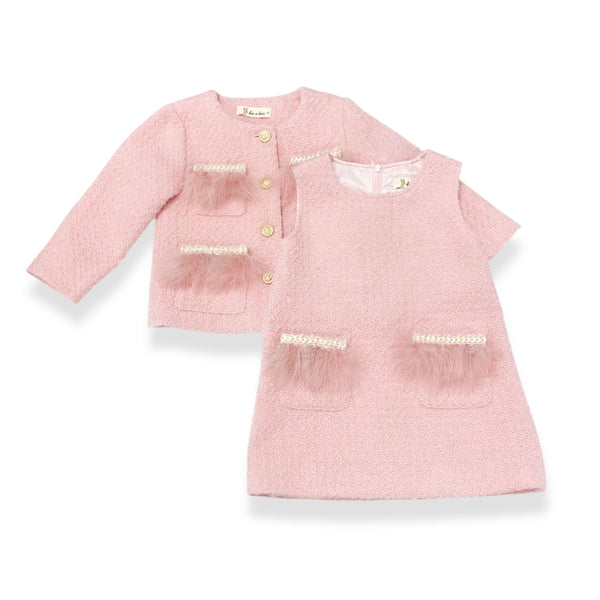 Feather Trim Jacket - doe a dear