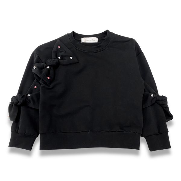 Rhinestoned Bow Top - doe a dear