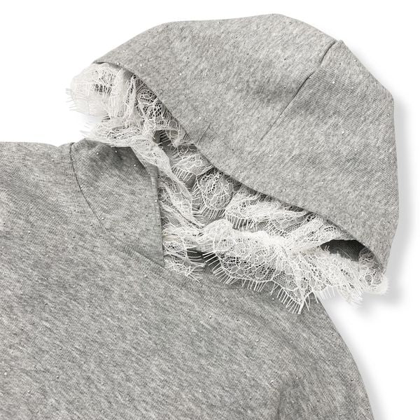 Lace Trim Hoodie - doe a dear