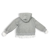 Lace Trim Hoodie - doe a dear