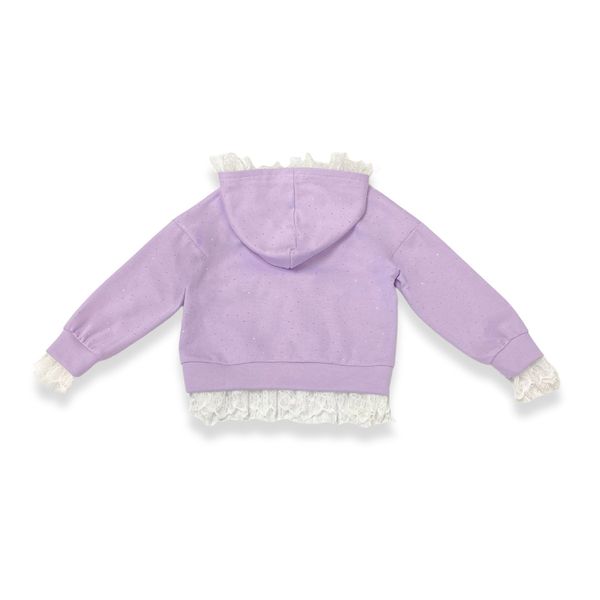 Lace Trim Hoodie - doe a dear
