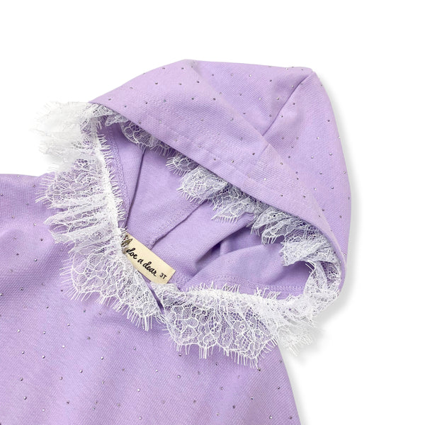 Lace Trim Hoodie - doe a dear