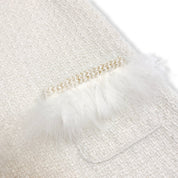 Feather Trim Dress - doe a dear