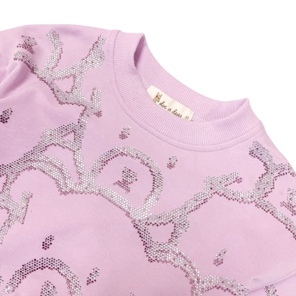 Purple Sparkly Teddy Top - doe a dear