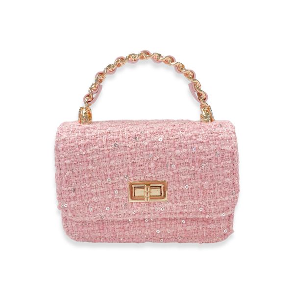 Tweed & Sequins Purse - doe a dear