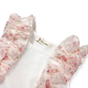 Floral Ruffle Trim Vest - doe a dear