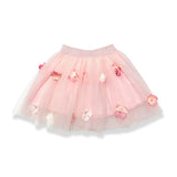 Floral Applique Mesh Layer Tutu