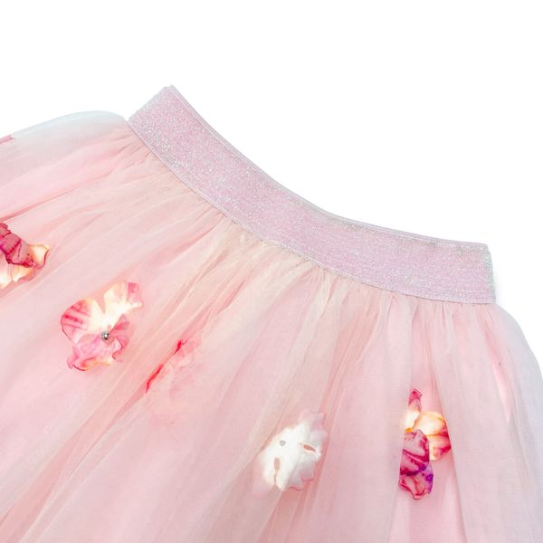 Floral Applique Mesh Layer Tutu - doe a dear